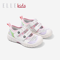 百亿补贴：Ellekids ELLE KIDS 夏季新款儿童网鞋时尚透气男童软底休闲鞋女童运动凉鞋