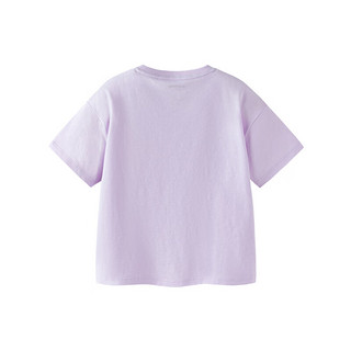 minibala迷你巴拉巴拉男童女童短袖T恤夏季宝宝纯棉柔软亲肤水果儿童上衣 紫色70120 90cm