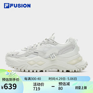 FILA FUSION 斐乐官方潮牌运动鞋厚底女子跑步鞋潮流增高春秋款休闲时尚