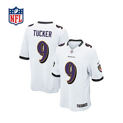 NFL 巴爾的摩烏鴉 橄欖球客場比賽球衣 - Justin Tucker -大童 熱轉印