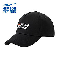百亿补贴：ERKE 鸿星尔克 棒球帽男女通用帽子简约刺绣logo百搭街头休闲棒球帽