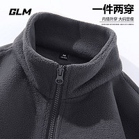 百亿补贴：GLM 森马集团GLM春季加厚半拉链摇粒绒卫衣外穿内搭男士休闲上衣