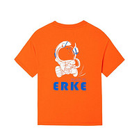 ERKE 鸿星尔克 小小宇航员 舒适棉透气夏中小童圆领男童短袖儿童短袖t恤