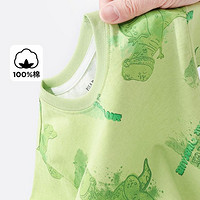 Disney baby 24新款针织卡通恐龙男童短袖T恤中大儿童t恤