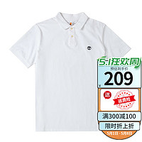 Timberland 男士polo衫白T恤短袖 A24H2100