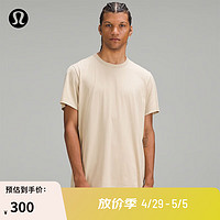 lululemon 丨Fundamental™ 男士 T 恤 速干 LM3CZPS 浅驼色 L