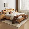木羊牌北欧风实木床全实木现代简约1.8米双人床家用1米5主卧室储物收纳 实木床 1.2*2米（框架款）