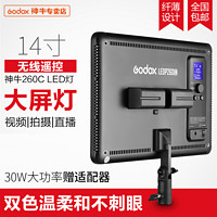 Godox 神牛 LED P260C单反拍照录像摄影灯柔光补光灯可调色温平板摄像灯