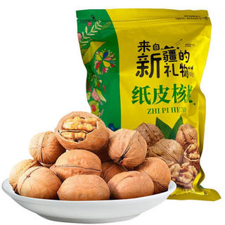 坚芽乐 纸皮核桃新疆阿克苏185核桃 500g/袋