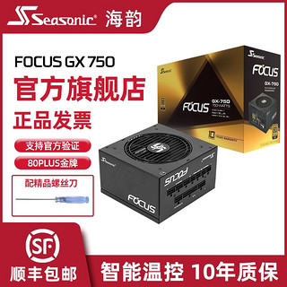 Seasonic 海韵 FOCUS GX系列 金牌 (90%) 全模组ATX电源