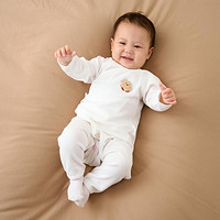 Tongtai 童泰 0-3个月宝宝套装四季新生婴儿衣服新初生儿和服上衣裤子