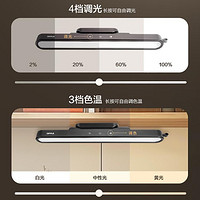 OPPLE 欧普照明 欧普LED触摸酷毙灯充电学生护眼灯应急阅读台灯宿舍寝室书桌白色