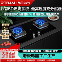 MQ 名气 老板名气燃气灶4.5kW猛火煤气灶大火力双灶家用天然气灶具液化气