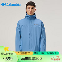 Columbia哥伦比亚单层冲锋衣男24春夏防水防风夹克外套 RE2433 482 L 