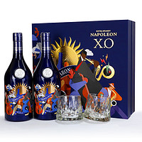 霍尼康帝法国原瓶进口拉麦龙XO白兰地欢庆时光40度 700mL 2瓶