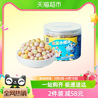 88VIP：小鹿蓝蓝 果蔬小馒头宝宝儿童零食溶溶豆磨牙饼干85g×1罐