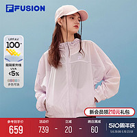 FILA 斐乐 FUSION斐乐潮牌情侣户外防晒衣2024夏季新款轻薄运动外套女