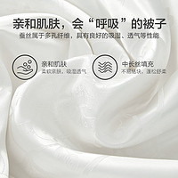 水星百丽丝家纺100%蚕丝被夏被春秋被空调被宿舍被被子