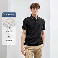 SEVEN 柒牌 短袖男polo衫夏季吸湿透气休闲商务弹力T恤