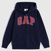 Gap 盖璞 男童夏季款LOGO碳素软磨抓绒卫衣794439儿童装洋气上衣