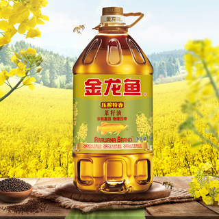 金龙鱼 龙鱼 压榨特香菜籽油5L非转基因食用油