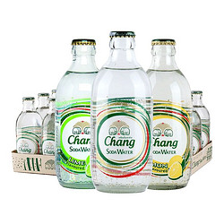Chang牌泰象苏打水整箱325ml24瓶泰象气泡水0卡0糖饮料官方正品