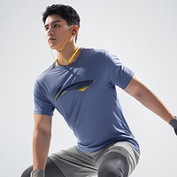 LI-NING 李宁 短袖T恤男士2024款夏季排湿速干健身服跑步吸汗运动服