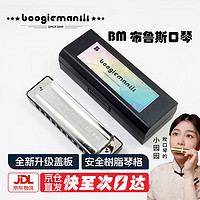 boogieman 口琴PADDY十孔布鲁斯口琴蓝调10孔成人儿童初学者C调 C调