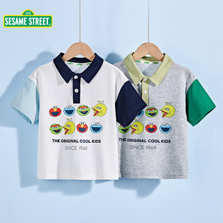  SESAME STREET 男童短袖POLO衫 2件