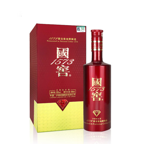 省121.8元】白酒_国窖1573 国宝红浓香型白酒52度500ml*1瓶单瓶装多少钱 