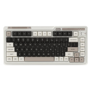 K75 Lite 82键 三模机械键盘 彩虹轴 RGB