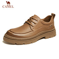 CAMEL 骆驼 2024春季新款牛皮工装耐磨舒适防滑英伦复古商务休闲皮鞋男士