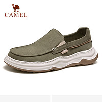 CAMEL 骆驼 男鞋透气布鞋2024夏季新款百搭舒适一脚蹬男士复古休闲鞋子