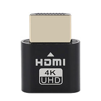 均橙 HDMI显卡欺骗器 4K分辨率 HDMI虚拟显示器头