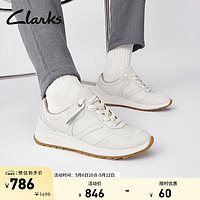 Clarks 其乐 达什利特系列女鞋春夏休闲小白鞋运动板鞋女