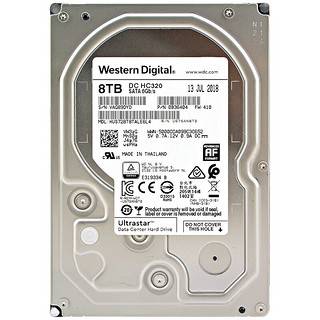 HC320 CMR企业级机械硬盘 8TB SATA  （HUS728T8TALE6L4）