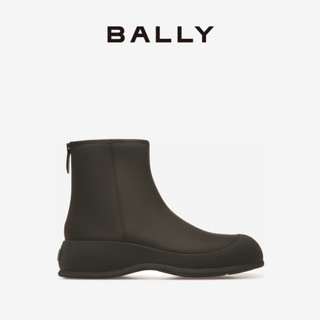 BALLY 巴利 男黑色皮革短筒雪地靴6304664