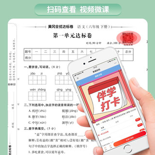 2024春黄冈全优达标卷六年级语文下册人教版 小学同步试卷六年级下册 黄冈小状元达标卷 单元卷+月考卷+期中卷+期末卷 6年级下册 黄冈试卷 语文 人教