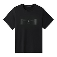 GXG 24夏季时尚简约字母印花男士圆领短袖t恤