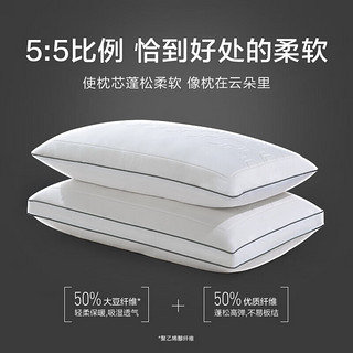 罗莱抗菌防螨乳胶大豆纤维枕 46*72cm