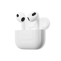 百亿补贴：Apple 苹果 AirPods3代半入耳式蓝牙耳机有线充电配闪电充电盒
