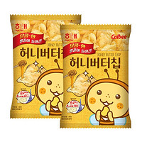Calbee 卡乐比 韩国进口蜂蜜黄油薯片60g*5袋小吃土豆片膨化休闲零食海太薯片