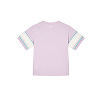 安德玛（Under Armour）童装2024年夏季儿童户外凉感运动短袖T恤男女童百搭T恤 紫色 150cm