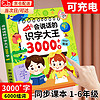 伊贝智 识字大王有声书卡片3-6岁儿童书点读机玩具书发音早教大全3000字 识字 儿童认字