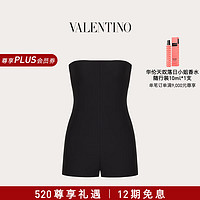 华伦天奴VALENTINO女士 CREPE COUTURE 连体衣 黑色 36