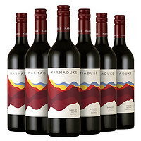 LAMOUR 拉慕城堡 玛杜克(MARMADUKE)西澳大利亚进口西拉设拉子干红葡萄酒 750ml 6支木箱装