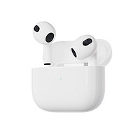 百亿补贴：Apple 苹果 AirPods 3 MagSafe充电盒版 半入耳式真无线蓝牙耳机 白色