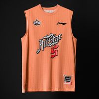 LI-NING 李宁 男子专业篮球系列休闲宽松速干舒适透气运动T恤背心AVST103