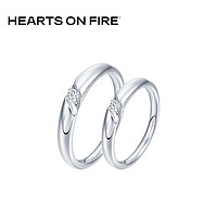 周大福520 HEARTS ON FIRE Bridal 钻石对戒单枚多款可选 UU3773 女款7号 6100