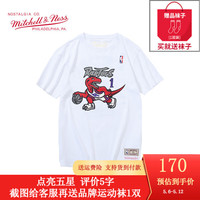 mitchell & ness 圆领短袖男半袖 NBA猛龙魔术队麦迪T恤男 MN纯棉男士运动T恤短T 猛龙队麦迪 XL